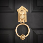 Short-Haired Dachshund Kennel Brass Door Knocker